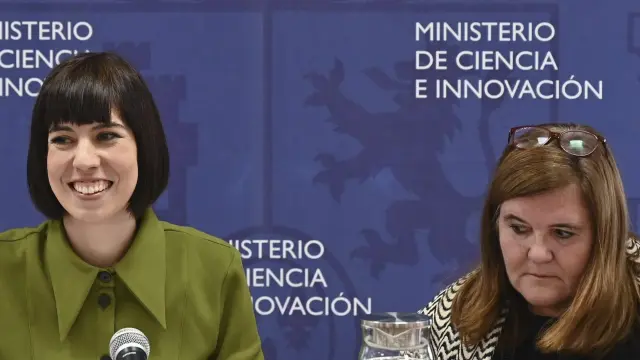 La ministra de Ciencia, Diana Morant, y la secretaria general de Innovación, Teresa Riesgo