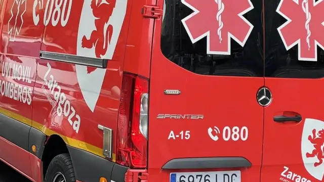 Uvi ambulancia bomberos Zaragoza