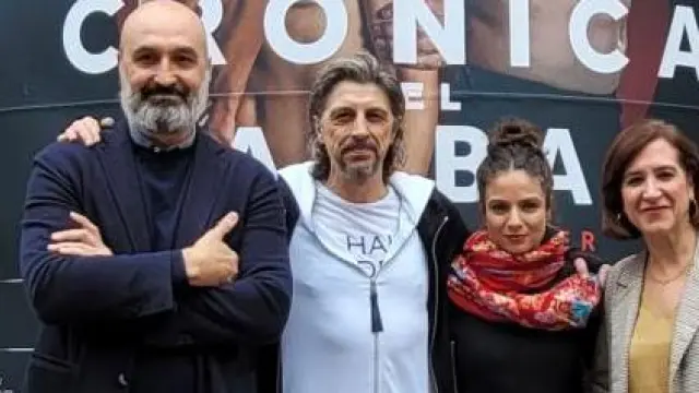 Víctor Lucea, Sara Calero, Miguel Ángel Berna y Sara Fernández