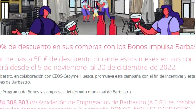 Bonos impulsa Barbastro 2022