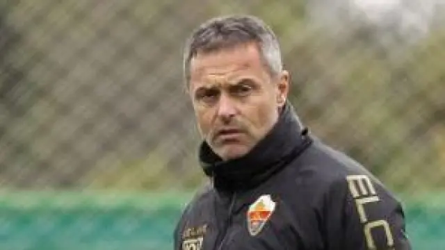Fran Escribá, en su anterior paso como entrenador por el Elche CF.