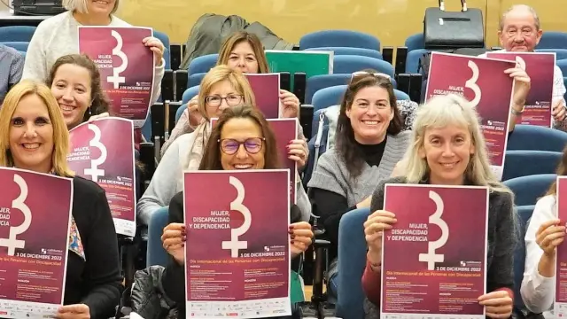 Presentación de los actos por el Día Internacional de las Personas con Discapacidad en Huesca.