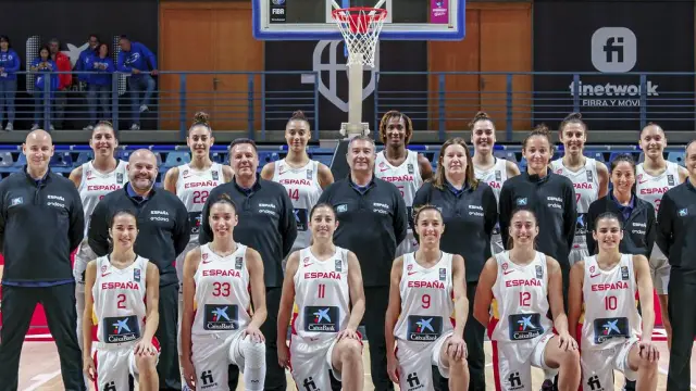 La selección española de baloncesto femenino.