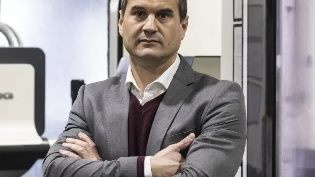 Diego Alierta, director general de Umec, en las instalaciones de la empresa