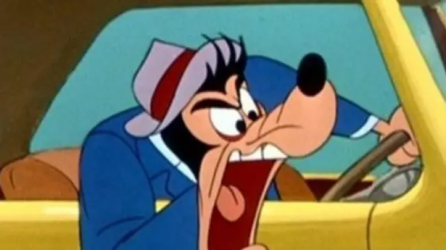Goofy en 'Motormania' (1950), de Walt Disney.