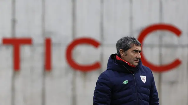 El Athletic de Bilbao se prepara para el partido de Copa contra el Valencia.