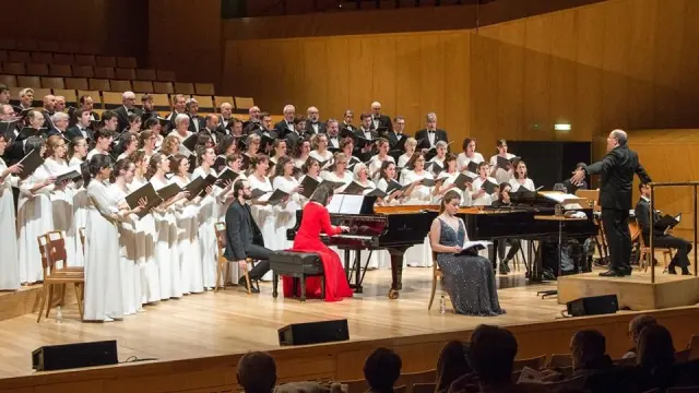 El Orfeón Pamplonés, este sábado 18 de febrero, en la sala Mozart del Auditorio.