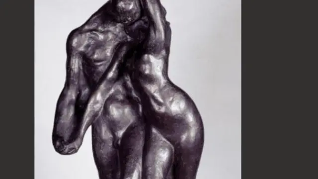 La escultura 'La pareja’ del aragonés Pablo Gargallo