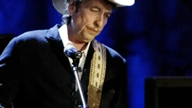 Bob Dylan, en un concierto celebrado en Los Ángeles el 5 de mayo de 2004.