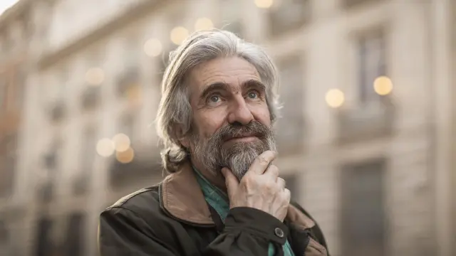 Gil Orrios, en las calles de Madrid, la pasada semana