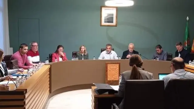 Pleno del Ayuntamiento de Fraga.