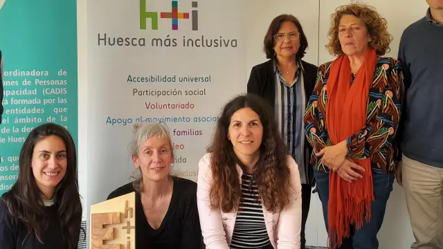 Foto del jurado del ' Premio Empresa más inclusiva' de Huesca.