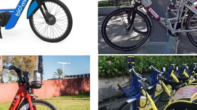 Bicicletas que podrían circular por Zaragoza