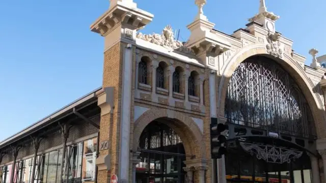 Fachada del Mercado Central de Zaragoza gsc