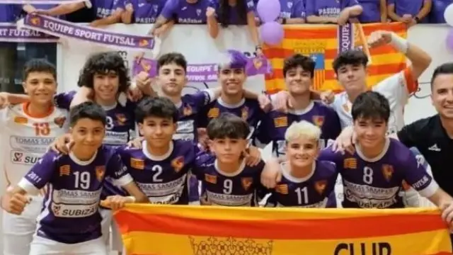 El Equipe Sport infantil que luchará por ser campeón de España.