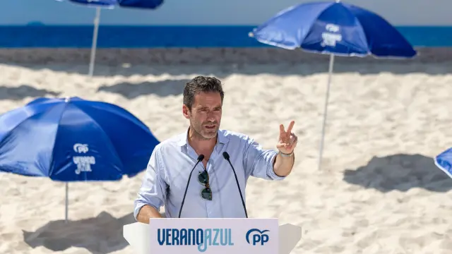 El vicesecretario de Cultura y Sociedad Abierta del PP, Borja Sémper, presenta la campaña del PP para las próximas elecciones generales