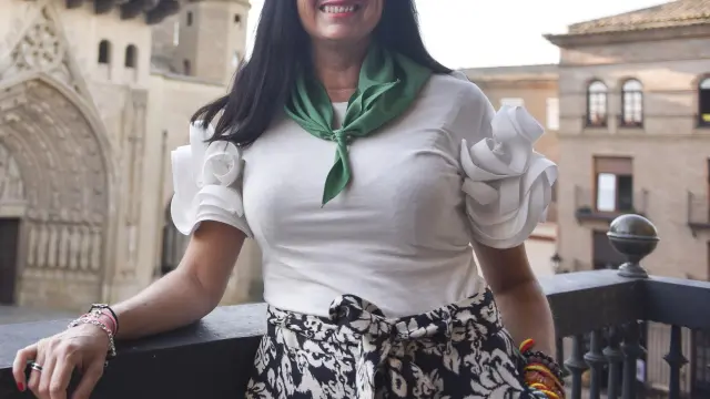 Lorena Orduna está a punto de vivir sus primeras fiestas como alcaldesa de Huesca.