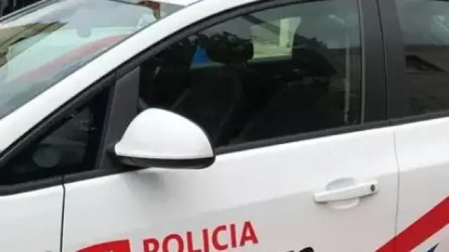 Varios coches de la Policía Local de Zaragoza.