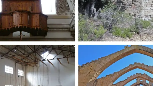 El órgano de Cabra de Mora, dos ermitas situadas en Güel y Alcañiz y una mina de La Cañada de Verich entran en la Lista Roja de Hispania Nostra