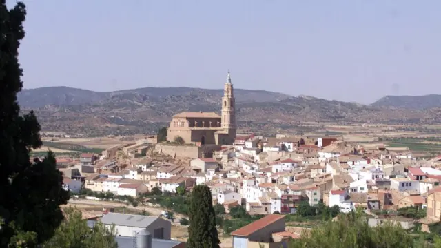 Vista de Alloza, en Teruel.