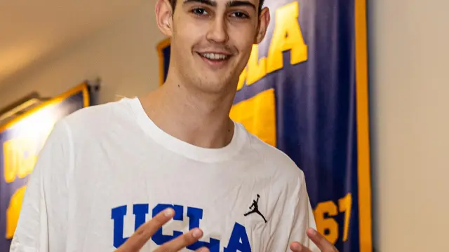 Aday Mara, en las instalaciones de UCLA (Estados Unidos).