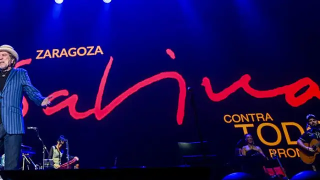 Primer concierto de Joaquín Sabina en las Fiestas del Pilar.