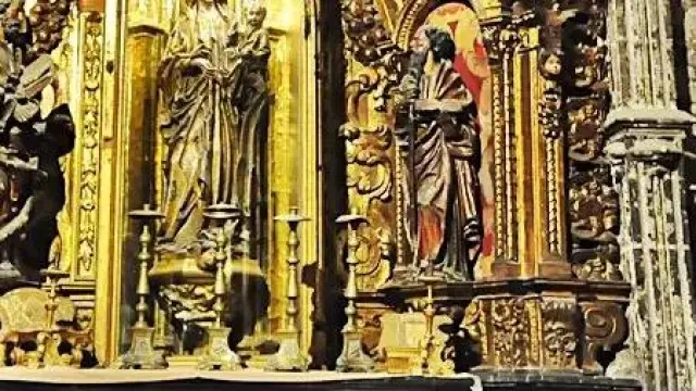 La Virgen del Pilar, en la catedral de Sevilla.