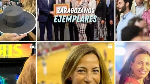 Una captura del Instagram de la alcaldesa de Zaragoza.