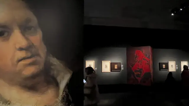Muestras de la exposición 'Goya. La rebelión de la razón' que el Palacio Real de Milán inaugura este martes