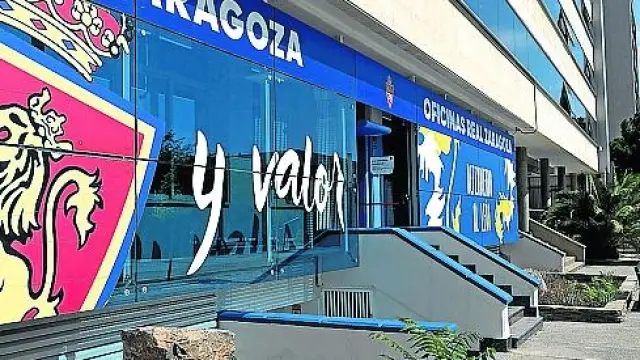 La sede del Real Zaragoza en La Romareda