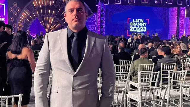 Martínez, el pasado jueves 16 de noviembre, en la gala de los Grammy Latinos de Sevilla.