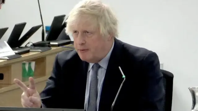 Boris Johnson, este miércoles en Londres.