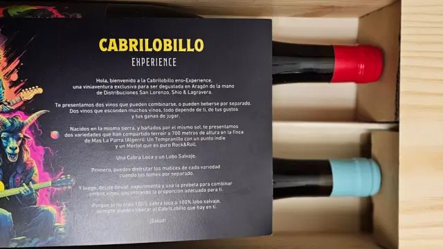 El 'pack' de vinos de Cabrilobillo.