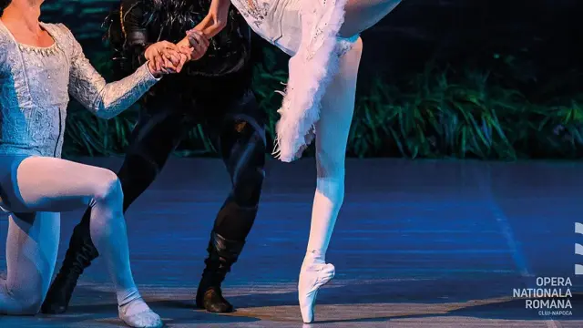 Un nuevo 'lago de los cisnes¡ en la sala Mozart, a cargo del Ballet de la Ópera Nacional de Rumanía.
