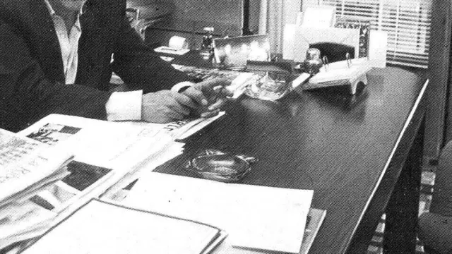 Miguel Ángel Bruned, en su despacho de HERALDO