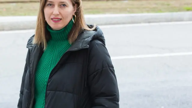 Alina Klochko, presidenta de la Asociación de ucranianos residentes en Zaragoza.