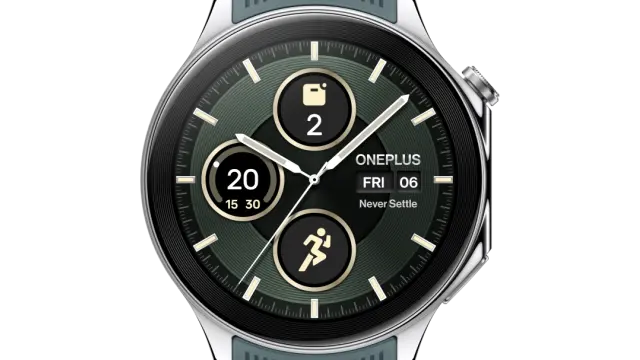 El Oneplus Watch 2 está disponible en varios colores, uno de ellos es el verde