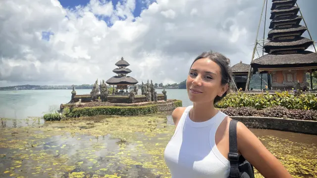 María Queralt en Bali