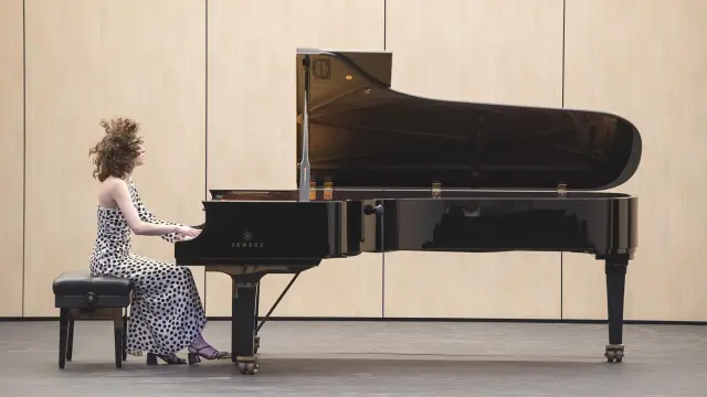 Una de las finalistas de la edición de 2023 del concurso internacional de piano