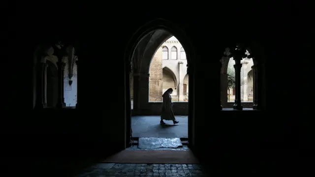 Interior del monasterio de la Resurrección de Zaragoza, morada de las canonesas.