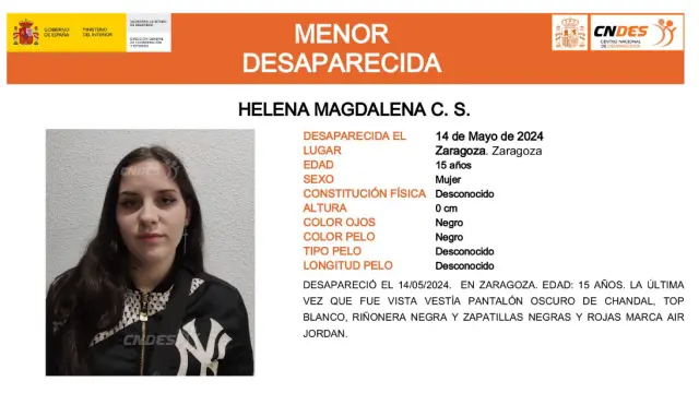 Desaparición de Helena Magdalena C. S.