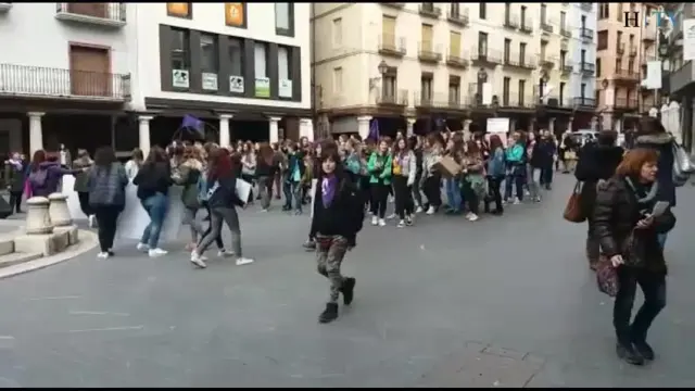 Parón estudiantil también en Teruel