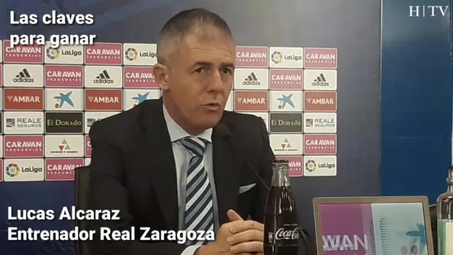 Lucas Alcaraz: "Es un privilegio entrenar al Real Zaragoza"