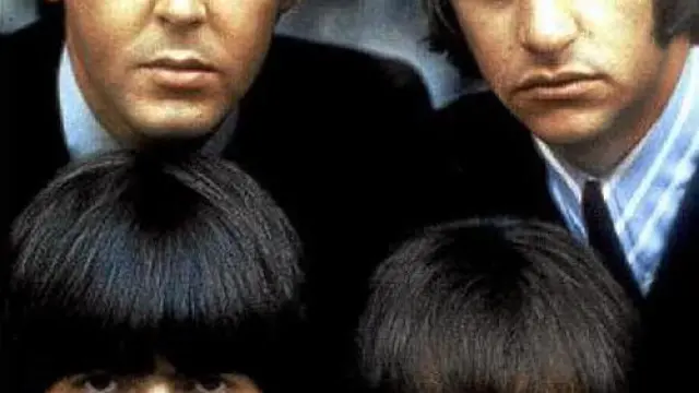 Arriba, McCartney y Starr. Abajo, Harrison y Lennon: The Beatles