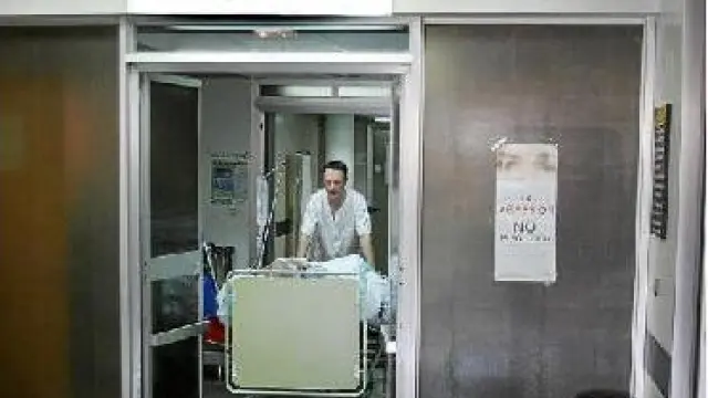 Fotografía de archivo de la entrada al área quirúgica del hospital Obispo Polanco