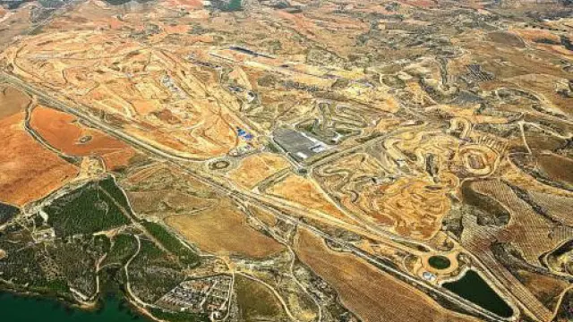 Vista aérea del complejo de Motorland.
