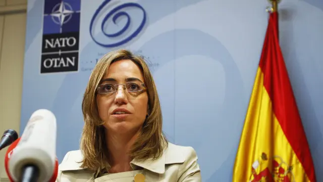 La ministra de Defensa Carme Chacón