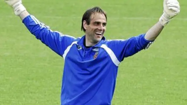 López Vallejo se muestra feliz en un entrenamiento.