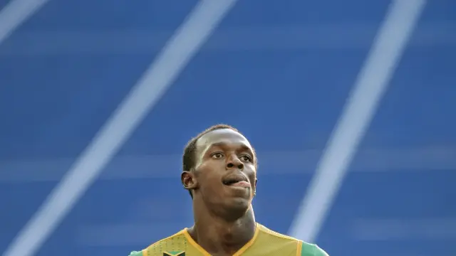 El corredor jamaicano Usain Bolt