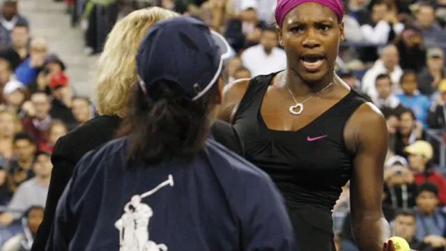 Williams, descalificada del US Open por amenazar de muerte a una juez